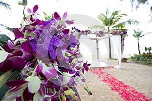 Beautiful wedding arch