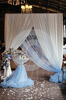 Beautiful wedding archway.