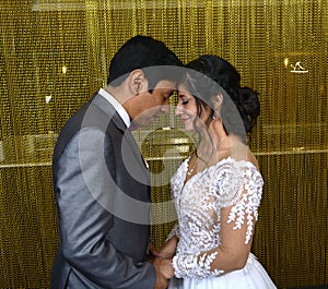 Beautiful wedding couple