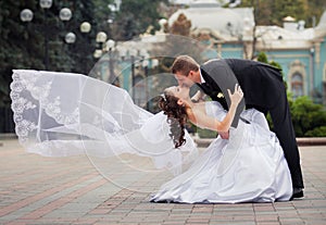 Beautiful wedding couple