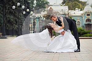 Beautiful wedding couple