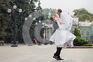 Beautiful wedding couple