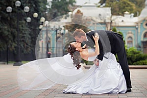 Beautiful wedding couple