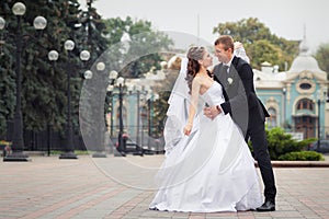 Beautiful wedding couple