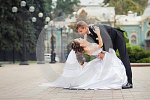 Beautiful wedding couple