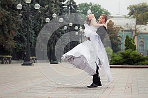 Beautiful wedding couple