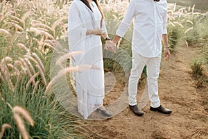 Beautiful wedding couple is enjoying wedding.