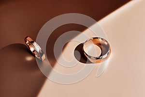 A beautiful wedding ring. Eternal Love. The Journey of Wedding Rings. Generative AI