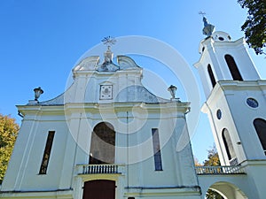 Beautiful white church, Lithuania
