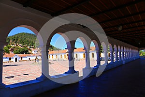 Beautiful white city of Sucre in Bolivia