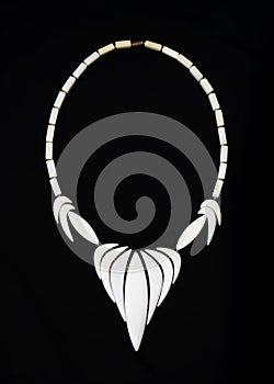 Ethnic bone necklace