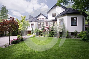 Beautiful white house