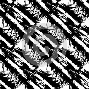 Beautiful white thin line vintage seamless pattern