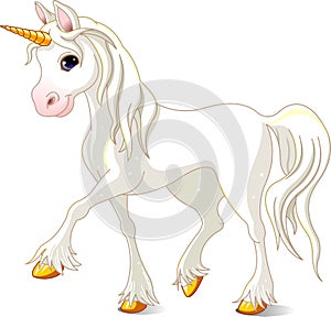 Beautiful White Unicorn