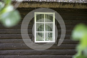 Beautiful White Wooden Window