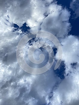 Beautiful cloudy in the sky