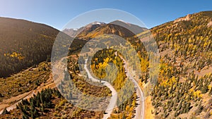 Beautiful Wide Aerial View Colorado