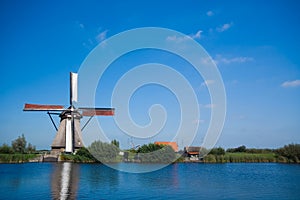 Beautiful windmill landscape