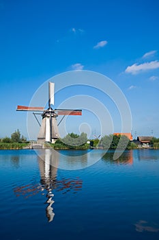 Beautiful windmill landscape