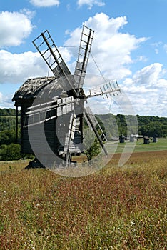 Beautiful windmill landscape.
