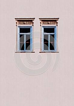 Beautiful window design with copy space