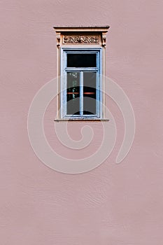 Beautiful window design with copy space