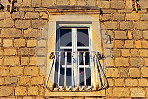 Beautiful window in old house