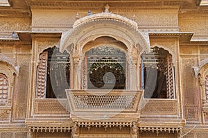 Beautiful window of Patwon ki haveli