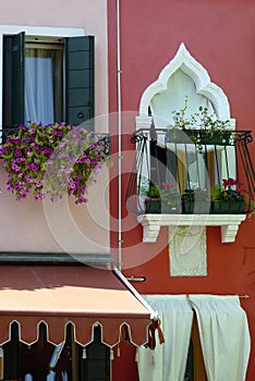 Beautiful Windows in Burano