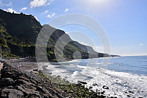 beautiful windy beach Playa El Socorro photo