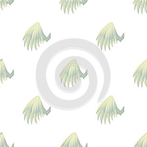 Beautiful wing pattern seamless vector