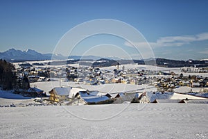 Beautiful winter landscape