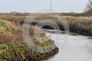 A beautiful winter landscape shot at a nature reserve