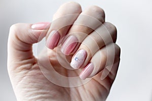 Beautiful winter manicure design