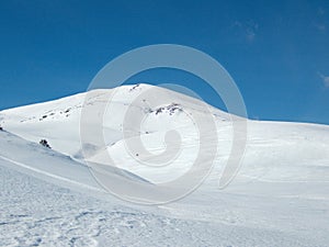 Beautiful winter skiins season in sar planina in macedonia