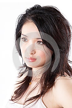 Beautiful woman face