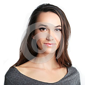 Beautiful woman headshot photo