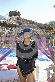 Beautiful woman portrait in Antalya,Turkey