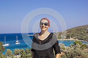 Beautiful Woman Portrait in DatÃ§a, Turkey