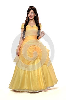 Beautiful Woman in Princess Costume