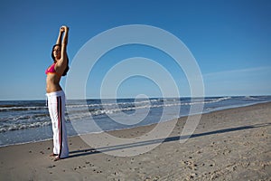 Beautiful Woman at seaside