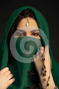 Beautiful Woman in Traditional Costume