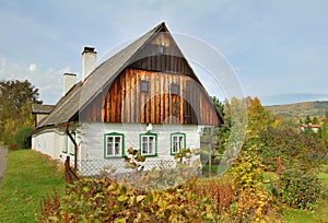 Beautiful wooden cottage in Czech republic