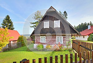 Beautiful wooden cottage in Czech republic