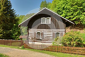 Beautiful wooden cottage in Czech republic