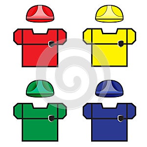 Beautiful Workwear. Vector Illusatration.