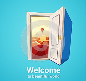 Beautiful world door