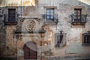 Beautiful World Heritage Monumental city of Cáceres located in the region of Extremadura, Spain