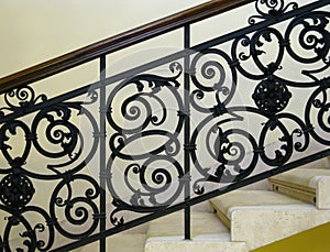 Beautiful wrought-iron railing