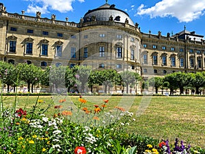 A beautiful WÃ¼rzburg Palace in Germany